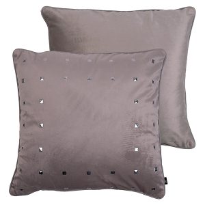 Poszewka dekoracyjna Modern Chic 45×45 cm szara 236138 Poszewka dekoracyjna Modern Chic 45×45 cm szara 236138