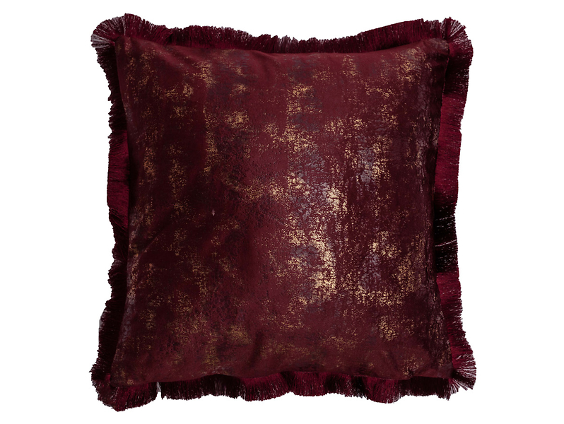 Poszewka dekoracyjna Oh My Chic 2 45x45 cm bordowa 236198