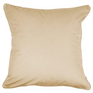 Poszewka dekoracyjna prążkowana 45×45 cm beżowa 44216 Poszewka dekoracyjna prążkowana 45×45 cm beżowa 44216