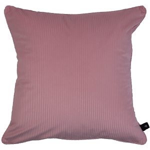 Poszewka dekoracyjna prążkowana 45×45 cm różowa 44213 Poszewka dekoracyjna prążkowana 45×45 cm różowa 44213