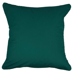 Poszewka dekoracyjna prążkowana 45×45 cm zielona 44218 Poszewka dekoracyjna prążkowana 45×45 cm zielona 44218
