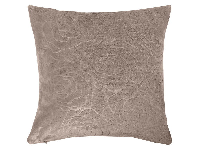 Poszewka dekoracyjna Rosa 45x45 cm szara 33608
