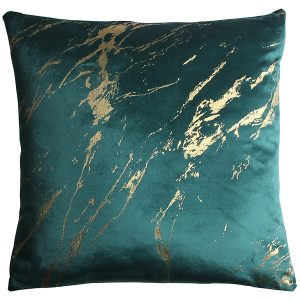 Poszewka dekoracyjna Storm 45×45 cm zielono-złota 236016 Poszewka dekoracyjna Storm 45×45 cm zielono-złota 236016