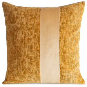 Poszewka dekoracyjna szenilowa CARLA miodowa 45×45 cm na zamek 1023035 Poszewka dekoracyjna szenilowa CARLA miodowa 45×45 cm na zamek 1023035