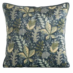 Poszewka dekoracyjna Velvet 45×45 cm grantowo- zielona 232813