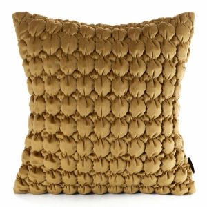 Poszewka dekoracyjna Velvet musztardowa 45×45 cm 722397