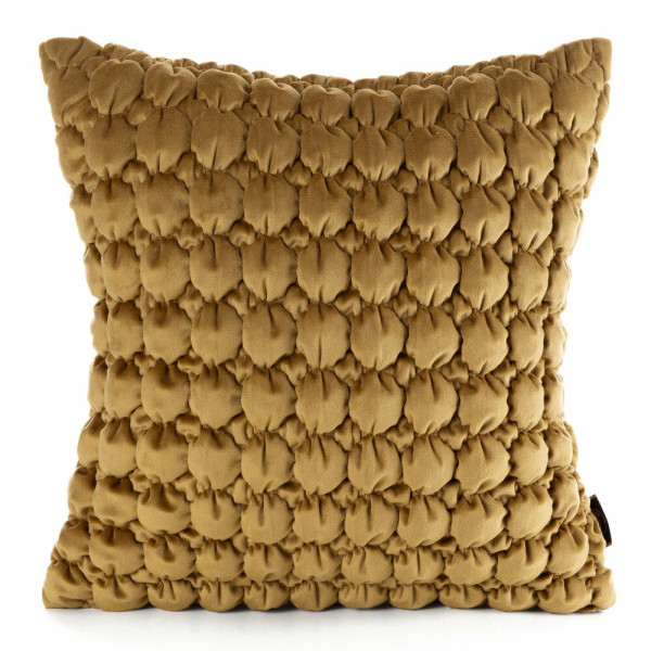 Poszewka dekoracyjna Velvet musztardowa 45x45 cm 722397