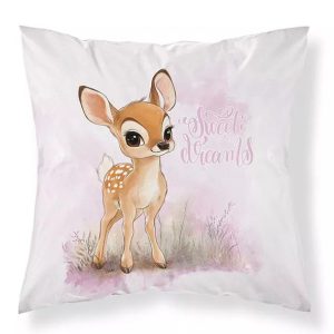 Poszewka dziecięca 40×40 – 54 A – z sarenką pudrowy róż – Sweet Dreams 1001769 Poszewka dziecięca 40×40 – 54 A – z sarenką pudrowy róż – Sweet Dreams 1001769