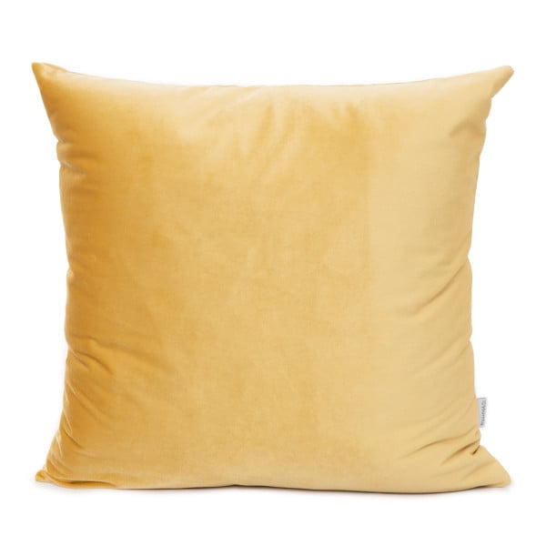 Poszewka GOSTA welwetowa musztardowa 45x45 cm HOMLA 913051