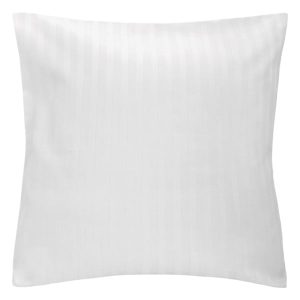 Poszewka hotelowa 40×40 biała adamaszkowa na zakładkę paski 1 cm 969704 Poszewka hotelowa 40×40 biała adamaszkowa na zakładkę paski 1 cm 969704