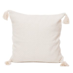 Poszewka MORRIS bawełniana z frędzlami ecru 45×45 cm HOMLA 899930 Poszewka MORRIS bawełniana z frędzlami ecru 45×45 cm HOMLA 899930