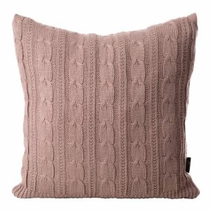 Poszewka na poduszkę AKRYL/2 45×45 cm różowa warkocz 411487 Poszewka na poduszkę AKRYL/2 45×45 cm różowa warkocz 411487