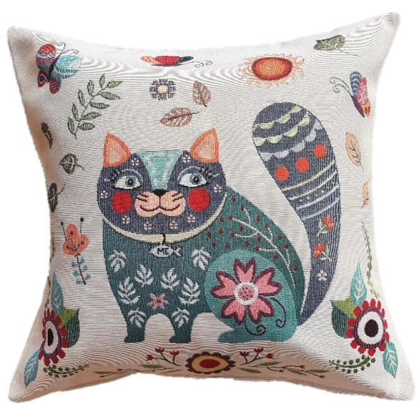 Poszewka Na Poduszkę Jasiek 45X45 Cm Żakardowa Dekoracyjna Ozdobna Gattino 691852
