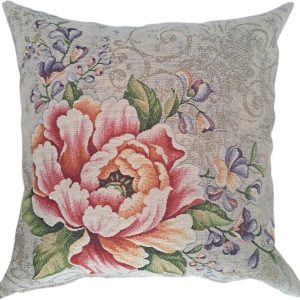Poszewka Na Poduszkę Jasiek 45X45 Cm Żakardowa Dekoracyjna Ozdobna Piwonie 805832 Poszewka Na Poduszkę Jasiek 45X45 Cm Żakardowa Dekoracyjna Ozdobna Piwonie 805832