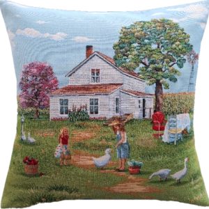 Poszewka na poduszkę jasiek 45×45 cm żakardowa dekoracyjna wiejski klimat 691640 Poszewka na poduszkę jasiek 45×45 cm żakardowa dekoracyjna wiejski klimat 691640
