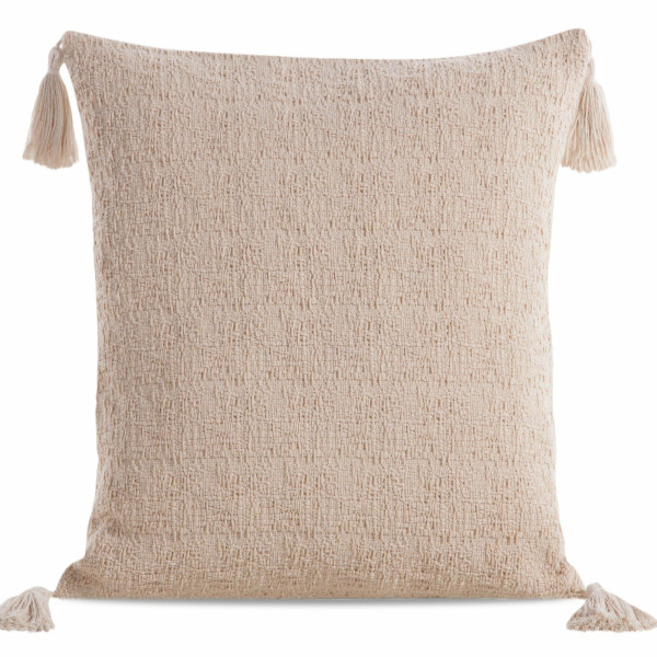 Poszewka na poduszkę jasiek BOHO/7 45x45 cm beż chwosty 411544