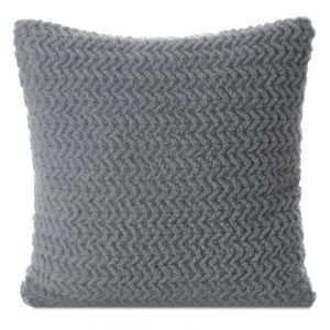 Poszewka na poduszkę LARIS 45×45 cm srebrna 411647 Poszewka na poduszkę LARIS 45×45 cm srebrna 411647