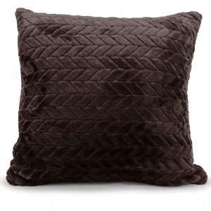 Poszewka na poduszkę miękka tłoczony wzór jasiek Fuero 40×40 czarna 816711 Poszewka na poduszkę miękka tłoczony wzór jasiek Fuero 40×40 czarna 816711