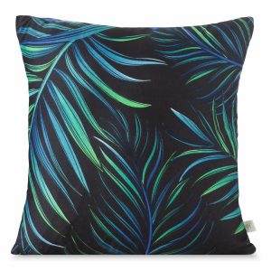 Poszewka na poduszkę PALMS1 40×40 cm czarna palmy 413525