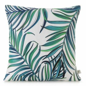 Poszewka na poduszkę PALMS2 40×40 cm biała palmy 413604