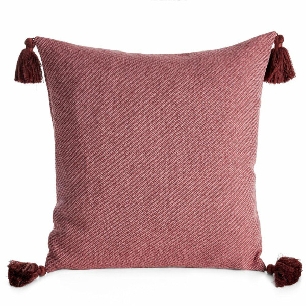 Poszewka na poduszkę POLY 04 różowa 45x45 cm chwosty 411585