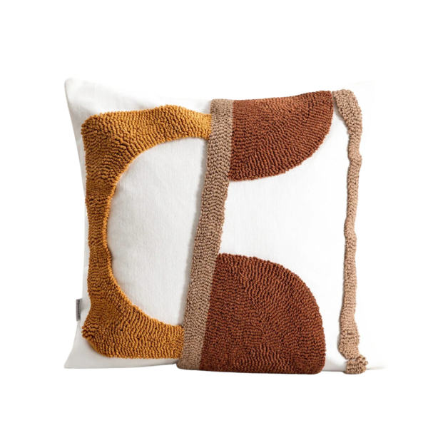 Poszewka NAYLA z tuftowanym geometrycznym wzorem 45x45cm HOMLA 923333