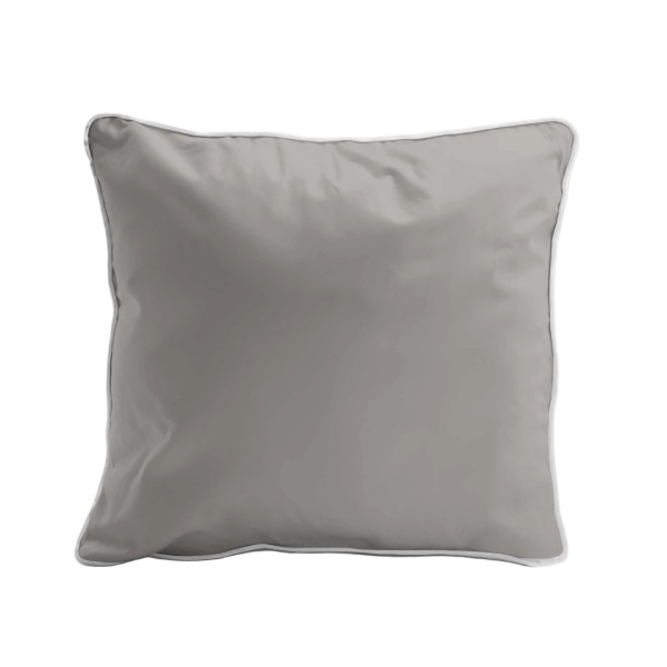 Poszewka satynowa 40x40 beżowa z lamówką Mako Satin 62 965016