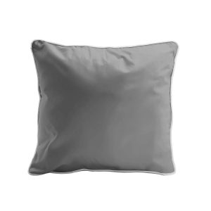 Poszewka satynowa 40×40 szara z lamówką Mako Satin 62 1000912 Poszewka satynowa 40×40 szara z lamówką Mako Satin 62 1000912
