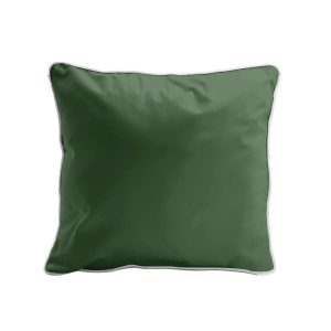 Poszewka satynowa 40×40 zielona z lamówką Mako Satin 62 965050 Poszewka satynowa 40×40 zielona z lamówką Mako Satin 62 965050
