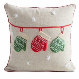 Poszewka świąteczna 216 beżowa 45×45 cm rękawiczki dekoracyjna 950936 Poszewka świąteczna 216 beżowa 45×45 cm rękawiczki dekoracyjna 950936