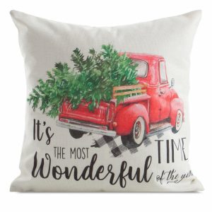 Poszewka świąteczna 226 kremowa 45×45 cm auto dekoracyjna 961527 Poszewka świąteczna 226 kremowa 45×45 cm auto dekoracyjna 961527
