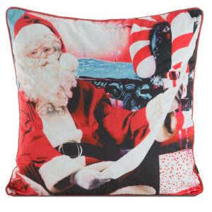 Poszewka świąteczna na poduszkę 132 45×45 cm Mikołaj 413589 Poszewka świąteczna na poduszkę 132 45×45 cm Mikołaj 413589