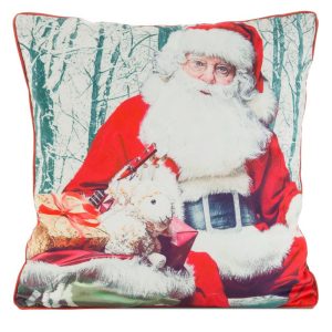 Poszewka świąteczna na poduszkę 133 45×45 cm Mikołaj 413527 Poszewka świąteczna na poduszkę 133 45×45 cm Mikołaj 413527