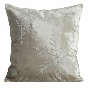 Poszewka świąteczna ROYAL1 beżowa 45×45 cm na zamek dekoracyjna 961504 Poszewka świąteczna ROYAL1 beżowa 45×45 cm na zamek dekoracyjna 961504