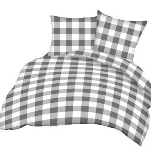 Poszewka z kory 50×60 szara biała kratka 210134 Poszewka z kory 50×60 szara biała kratka 210134