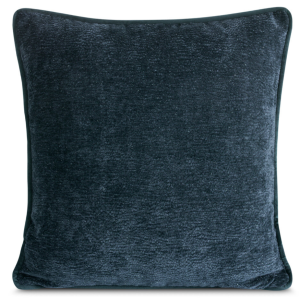 Poszewka z wypustką KLARA granatowa 45×45 cm dekoracyjna na poduszkę 878936 Poszewka z wypustką KLARA granatowa 45×45 cm dekoracyjna na poduszkę 878936