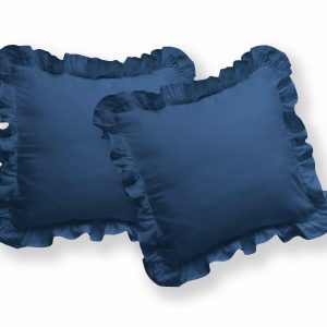 Poszewki bawełniane Pure 40×40 denim z falbanką 2 szt. 1064671 Poszewki bawełniane Pure 40×40 denim z falbanką 2 szt. 1064671