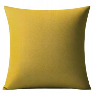 Poszewki dekoracyjne na poduszki, 40×40 cm welur MUSZTARDOWY 441256 Poszewki dekoracyjne na poduszki, 40×40 cm welur MUSZTARDOWY 441256