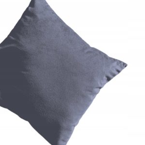 Poszewki dekoracyjne na poduszki 50×40 cm welur CIEMNO SZARY 441245 Poszewki dekoracyjne na poduszki 50×40 cm welur CIEMNO SZARY 441245