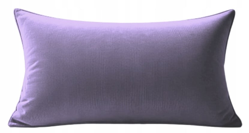 Poszewki dekoracyjne na poduszki 70x50 cm welur LAWENDOWY 304259