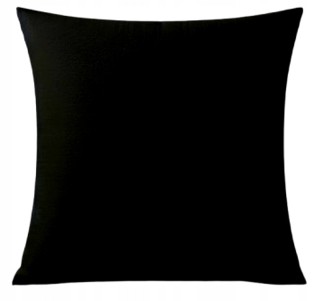 Poszewki dekoracyjne na poduszki, jaśki 60x60 cm CZARNY 304347