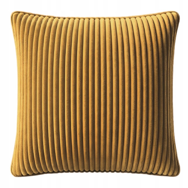 Poszewki na poduszki 100x40 cm welur sztruks MUSZTARDA 350762