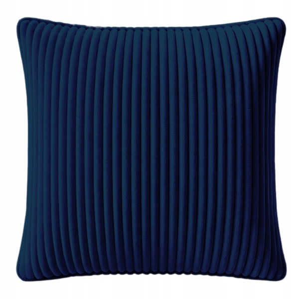 Poszewki premium na poduszki 40x40cm welur sztruks NIEBIESKI 437263