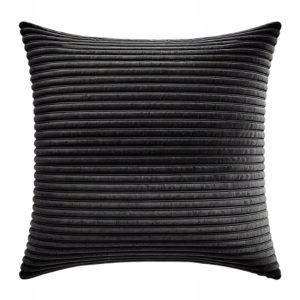 Poszewki premium na poduszki 50×30 cm welur sztruks CZARNY 437313 Poszewki premium na poduszki 50×30 cm welur sztruks CZARNY 437313