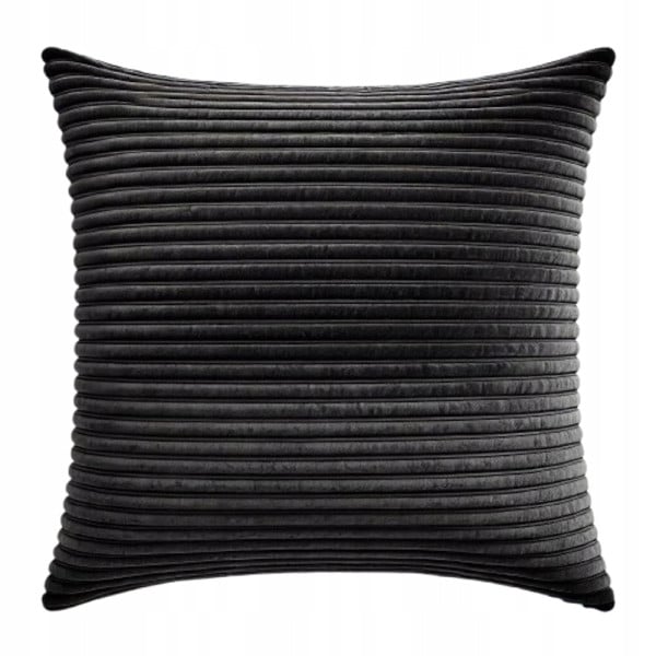 Poszewki premium na poduszki 50x30 cm welur sztruks CZARNY 437313