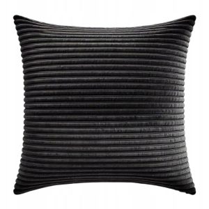 Poszewki premium na poduszki 50×35 cm welur sztruks CZARNY 437329 Poszewki premium na poduszki 50×35 cm welur sztruks CZARNY 437329