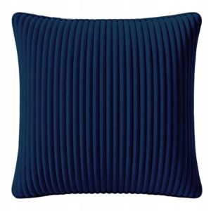 Poszewki premium na poduszki 60x60cm welur sztruks NIEBIESKI 437333