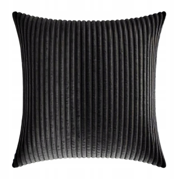 Poszewki premium na poduszki 70x50 cm welur sztruks CZARNY 354814