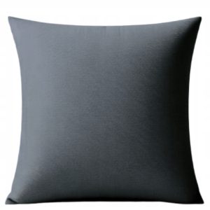 Poszewki premium na poduszki, 80×60 cm welur CIEMNO SZARY 304273