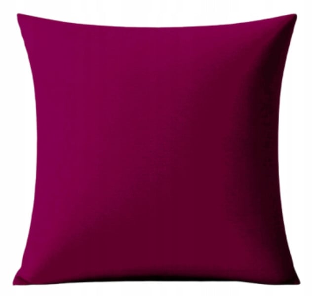 Poszewki premium na poduszki, 80x60 cm welur CZERWONE WINO 304281
